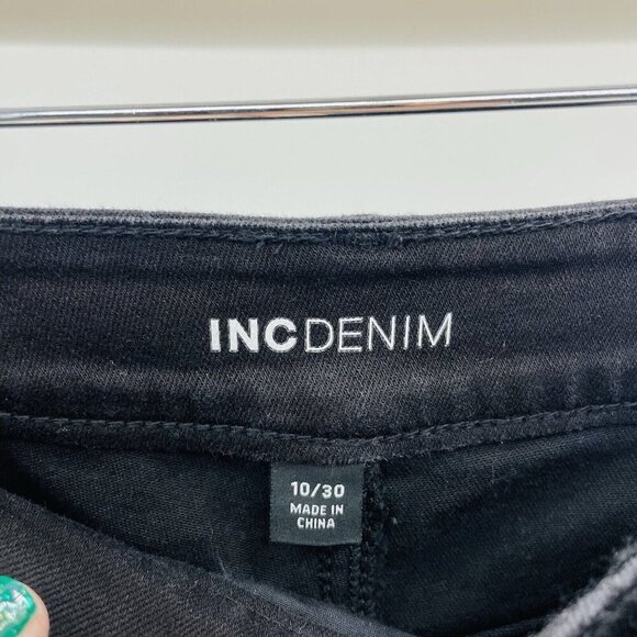 INC International Concepts Womens 10/30 High Rise Cropped Side-Stripe Jeans $79 - Picture 9 of 10